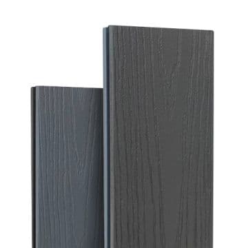 Террасная доска ДПК. WOODVEX SELECT CO-EXTRUSION DUAL, 142х22х3000 (4000) мм, СЕРЫЙ/МОРЕНГО — террасная доска из ПНД (ДПК), ЭКОДЭК