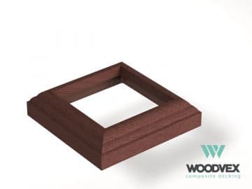 Юбка столба ограждения Woodvex Select, ТЕМНО-КОРИЧНЕВЫЙ — ограждения и заборы из МПК, ЭКОДЭК