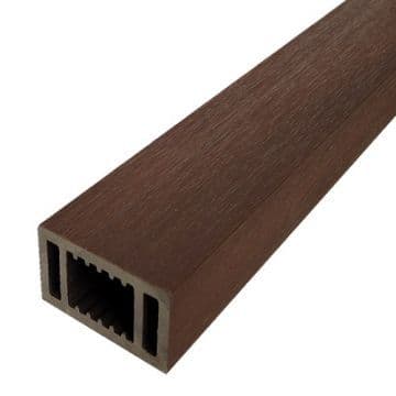 Перила ограждения нижние Woodvex Co-Extrusion 100х50х3000 мм, ПАЛИСАНДР — ограждения и заборы из МПК, ЭКОДЭК