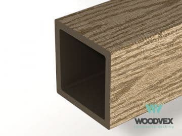 Столб ограждения Woodvex Select 100х100х3000 мм, КОФЕ — ограждения и заборы из МПК, ЭКОДЭК