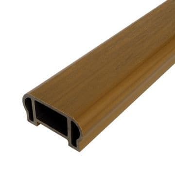 Перила ограждения верхние Woodvex Co-Extrusion 100х50х3000 мм, ТИК — ограждения и заборы из МПК, ЭКОДЭК