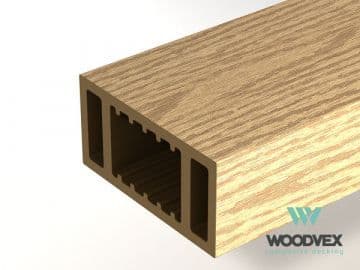 Перила ограждения нижние Woodvex Select 100х50х3000 мм, ВУД — ограждения и заборы из МПК, ЭКОДЭК
