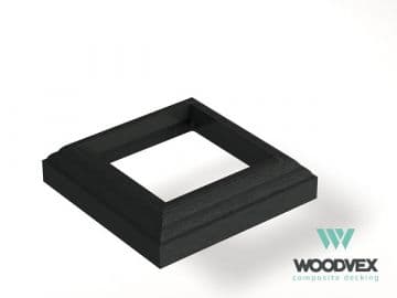 Юбка столба ограждения Woodvex Select, ГРАФИТ — ограждения и заборы из МПК, ЭКОДЭК
