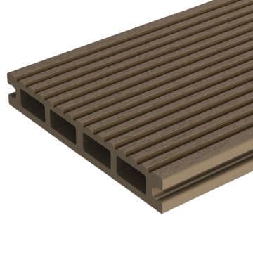 Террасная доска ДПК. WOODVEX SELECT, 146х22х3000 (4000) мм, КОФЕ — террасная доска из ПНД (ДПК), ЭКОДЭК