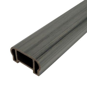 Перила ограждения верхние Woodvex Co-Extrusion 100х50х3000 мм, СЕРЫЙ — ограждения и заборы из МПК, ЭКОДЭК