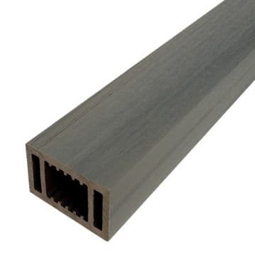Перила ограждения нижние Woodvex Co-Extrusion 100х50х3000 мм, СЕРЫЙ — ограждения и заборы из МПК, ЭКОДЭК