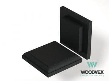 Крышка столба ограждения Woodvex Select, ГРАФИТ — ограждение из МПК, ЭКОДЭК, Центральный ФО