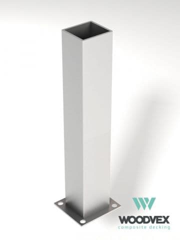 Закладная опора для столба Woodvex Select 100*80*80 — террасная доска из ПНД (ДПК), ЭКОДЭК