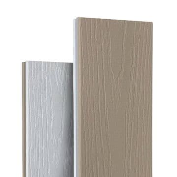 Террасная доска ДПК. WOODVEX SELECT CO-EXTRUSION DUAL, 142х22х3000 (4000) мм, БЕЛЫЙ/СЛОНОВАЯ КОСТЬ — террасная доска из ПНД (ДПК), ЭКОДЭК