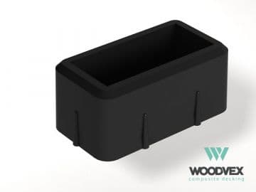 Клипса балясины Woodvex Select 60х40 мм — ограждение из ПНД (ДПК), ЭКОДЭК, Центральный ФО