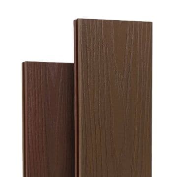 Террасная доска ДПК. WOODVEX SELECT CO-EXTRUSION DUAL, 142х22х3000 (4000) мм, МАХАГОН/ШОКОЛАД — террасная доска из ПНД (ДПК), ЭКОДЭК