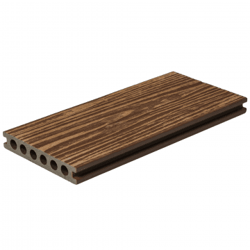 Террасная доска ДПК. CM DECKING ZEBRANO, 138х23х3000 мм, КОРИЧНЕВЫЙ — террасная доска из ПНД (ДПК), ЭКОДЭК