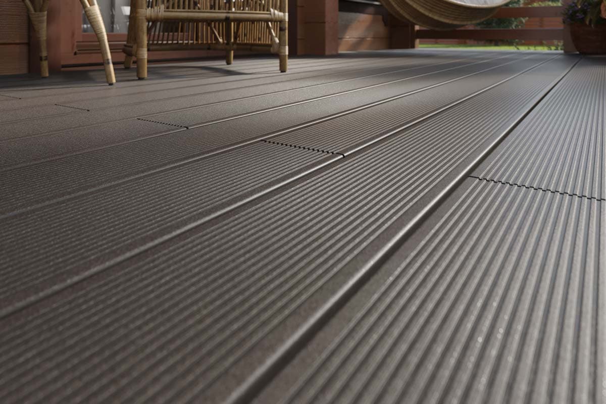 Террасная доска дпк TERRADECK ВЕЛЬВЕТ / VELVET цвет коричневый — террасная доска из ПНД (ДПК), Террасные решения / Terradeck, Москва