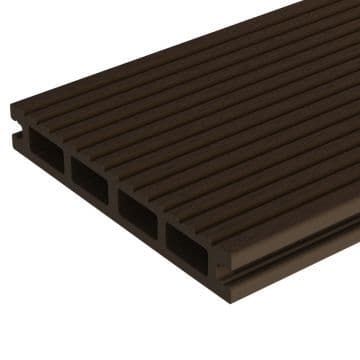 Террасная доска ДПК. WOODVEX SELECT, 146х22х3000 (4000) мм, ВЕНГЕ — террасная доска из ПНД (ДПК), ЭКОДЭК