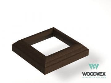 Юбка столба ограждения Woodvex Select, ВЕНГЕ — ограждения и заборы из МПК, ЭКОДЭК