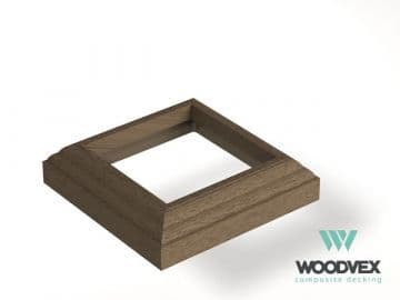 Юбка столба ограждения Woodvex Select, КОФЕ — ограждения и заборы из МПК, ЭКОДЭК