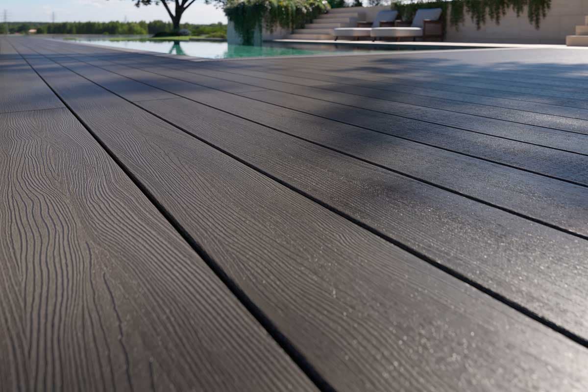 Террасная доска дпк полнотелая TERRADECK МАССИВ ПРО / MASSIVE PRO цвет коричневый — террасная доска из ПНД (ДПК), Террасные решения / Terradeck, Москва